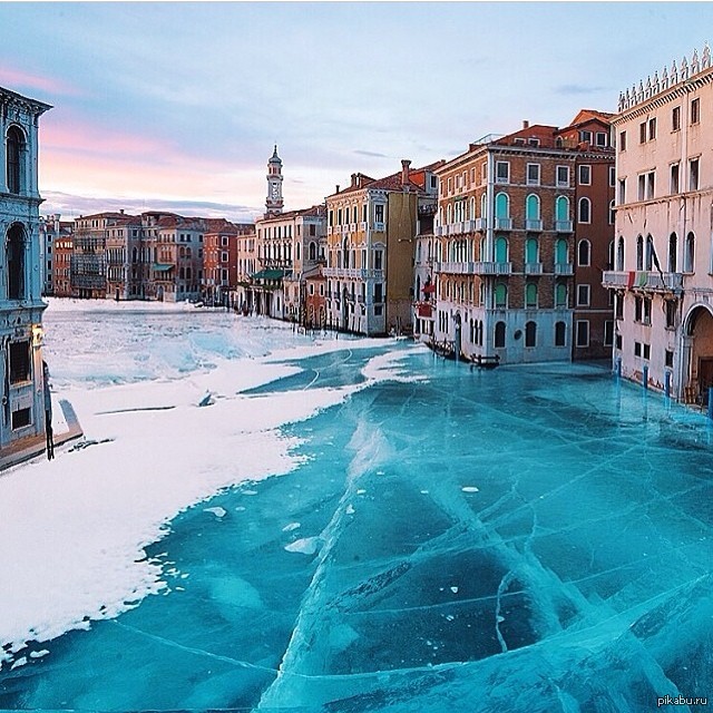 венеция зимой 

